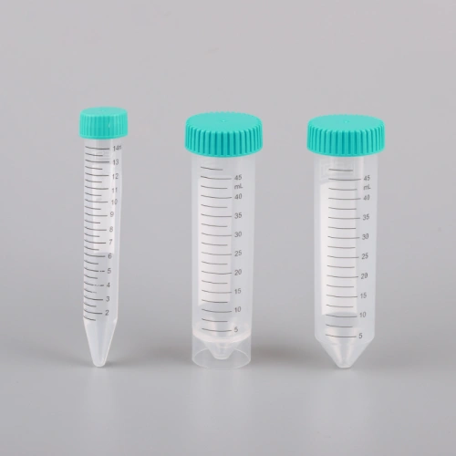 Centrifuge tube with clearance skirt